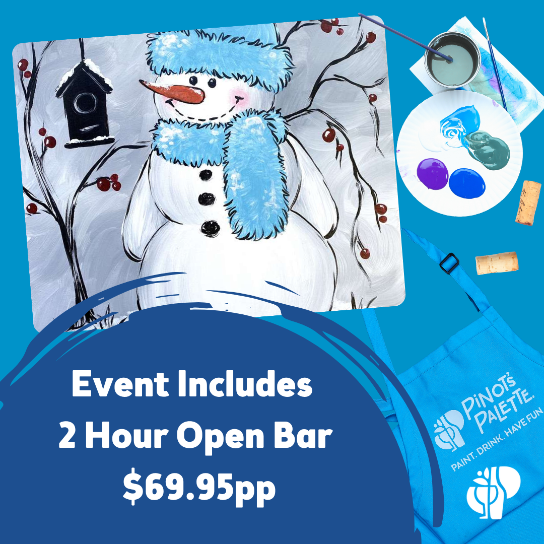 Snowman with Birdhouse